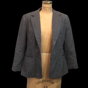 Vintage Pendleton oversized blazer gray wool women’s suit jacket